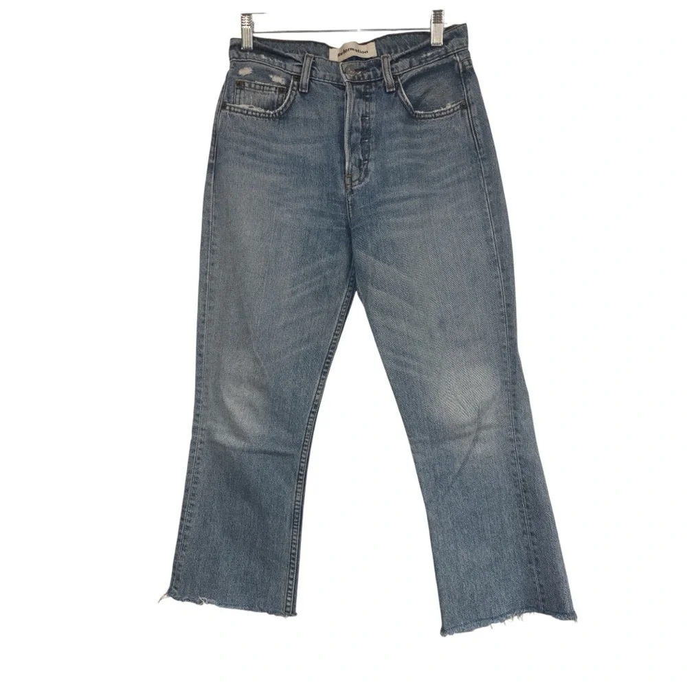 Reformation jord kick flare fly Antique Straight Leg Jeans - Picture 1 of 8